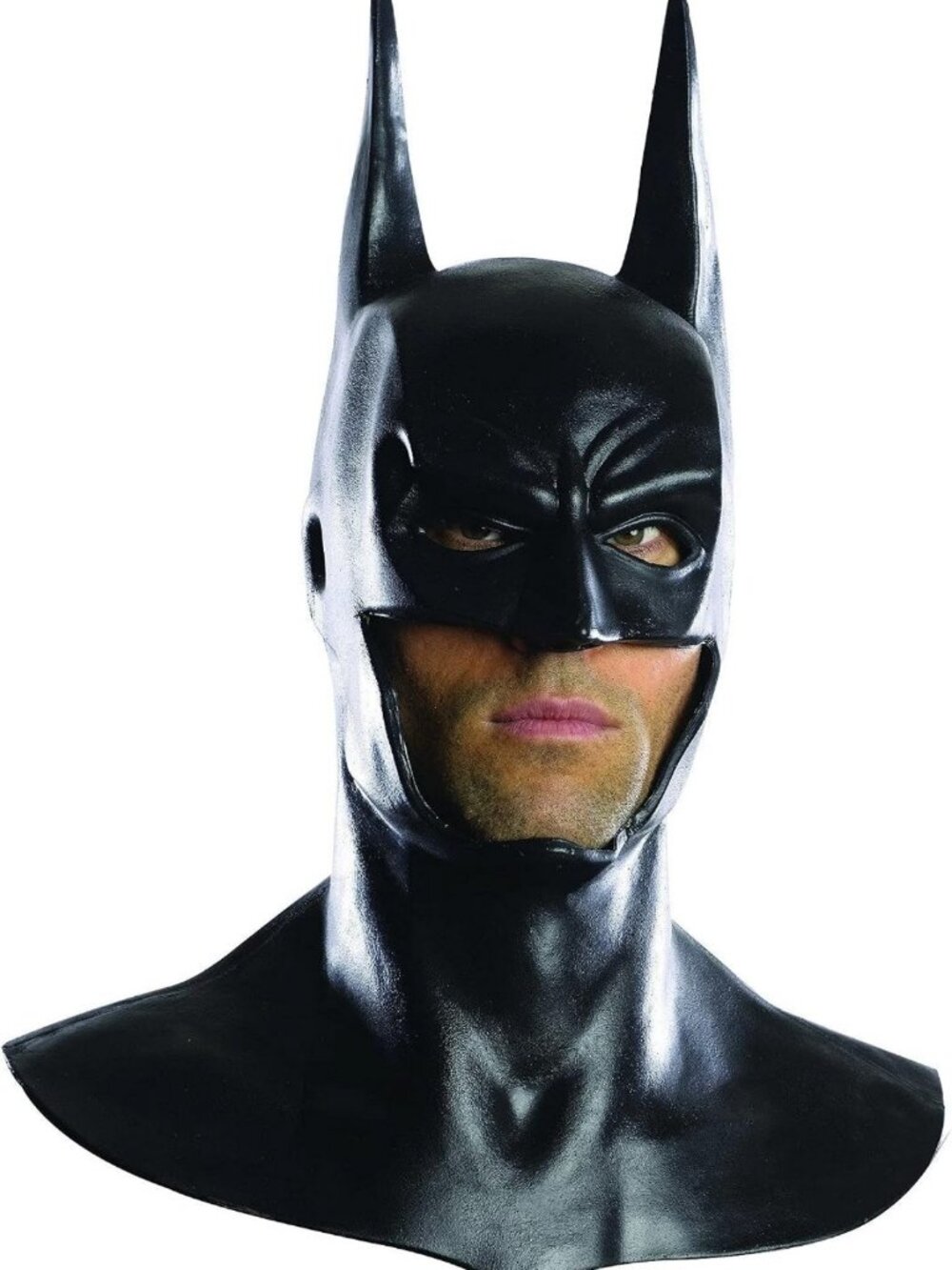 Deluxe Batman Cowl Costume for Men | Arkham City Inspired | Halloween Accessory